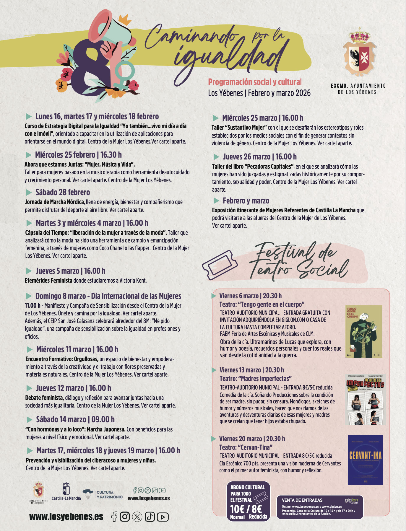 programacion mujer 2026