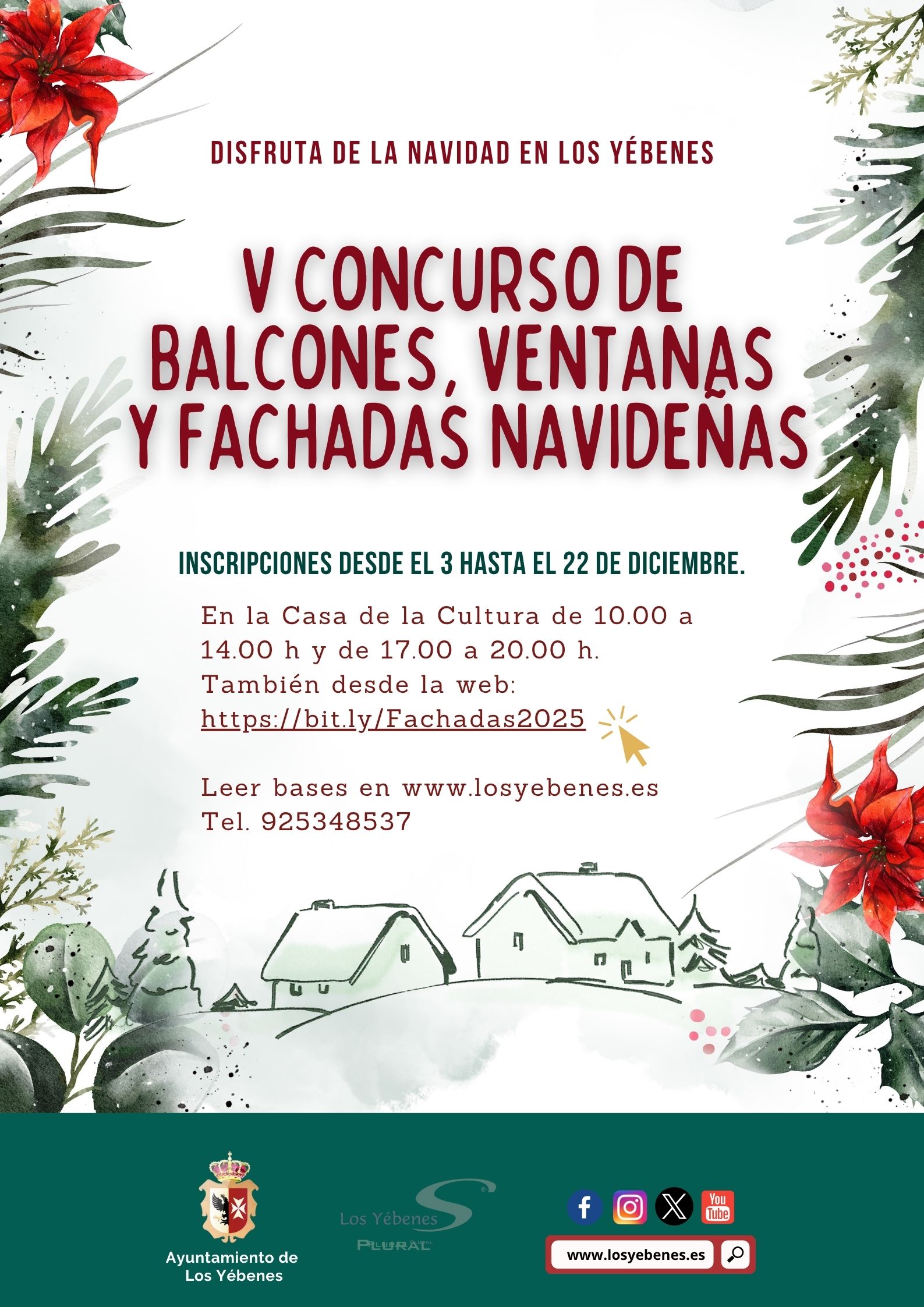 v concurso escaparates navidenos los yebenes